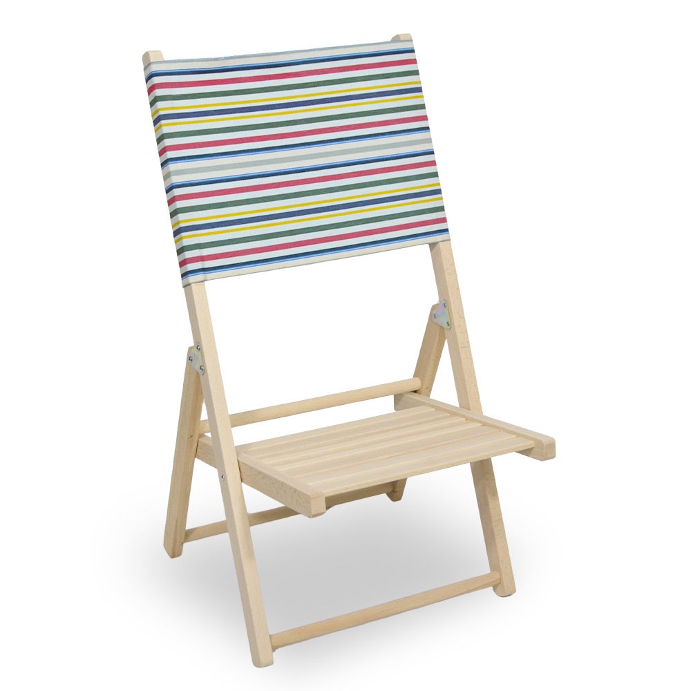 Chaise De Plage Pliable Kit Kat – Transat Rayé Portable Pour Camping, Pêche
