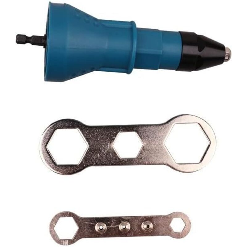 Embout de rivetage pour rivet aveugle - Adaptateur de foret à riveter ...