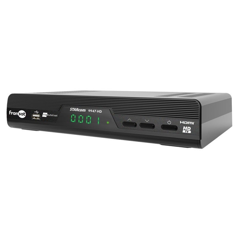 Starcom Récepteur Tv Satellite Hd + Carte Fransat Pc6 Eutelsat 5w - 2