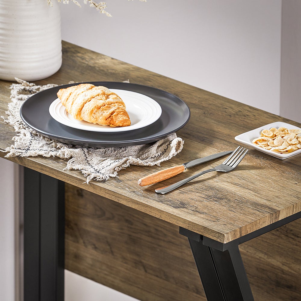 SoBuy Set de 1 Table + 4 Chaises Ensemble Table de Bar bistrot + 4 tabourets, OGT24-N - 5