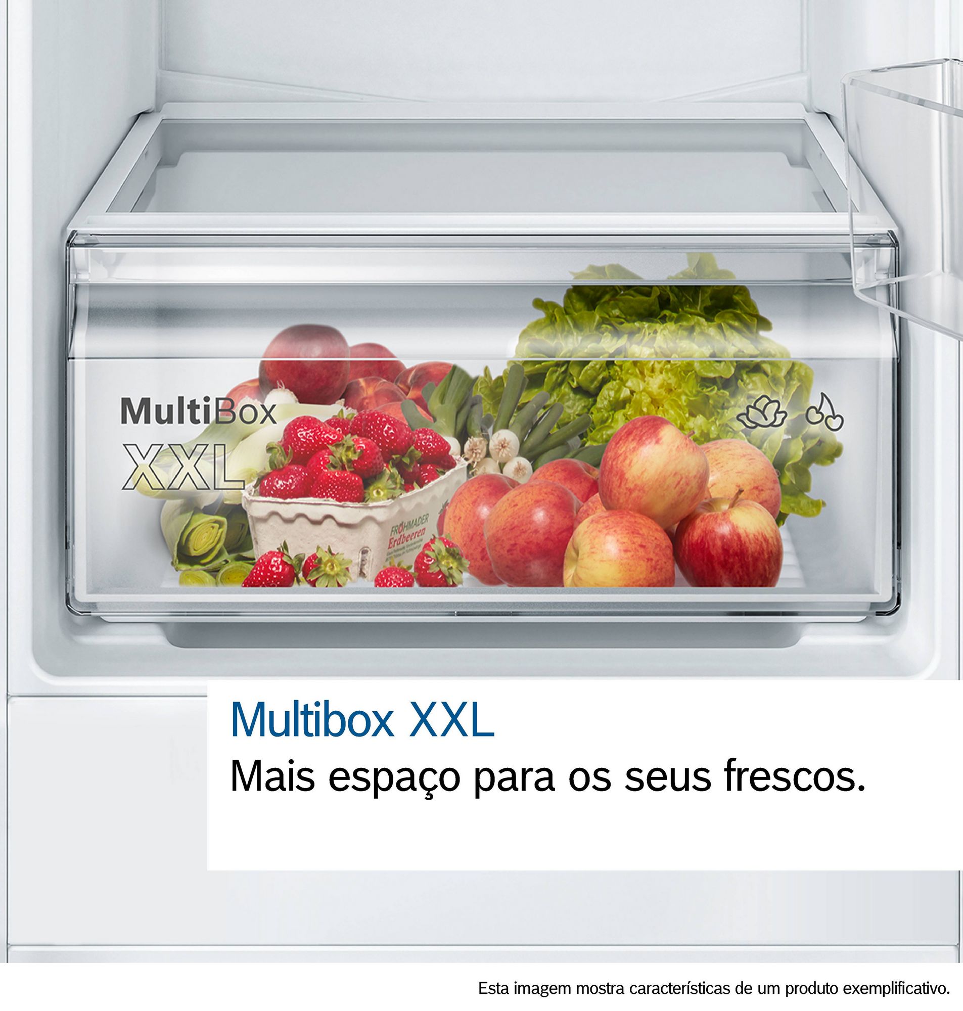 Réfrigérateur combiné encastrable BOSCH KIV87NSE0, Série 2, Eco Airflow - 7