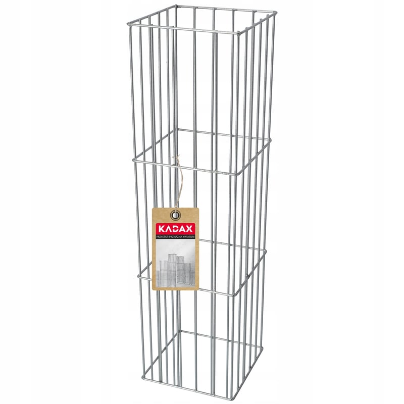 PERGOLA OGRODOWA DO ROŚLIN KWIATÓW SŁUP NA KWIATY METALOWA 90 cm + KOTWY