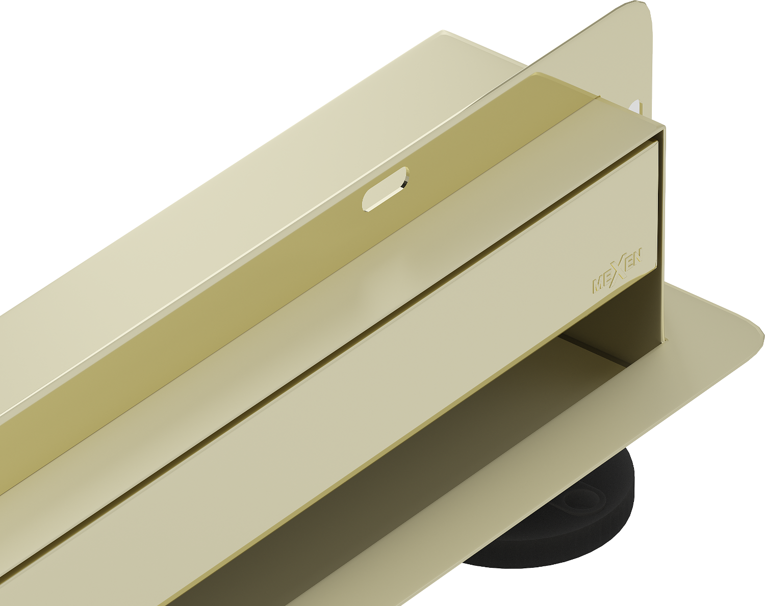Mexen Flat Wall odpływ liniowy ścienny 2w1 60 cm, złoty - 1530060