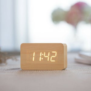 Wekker pour jeunes enfants - Horloge silencieuse pour étudiants - 4 pouces - Horloge