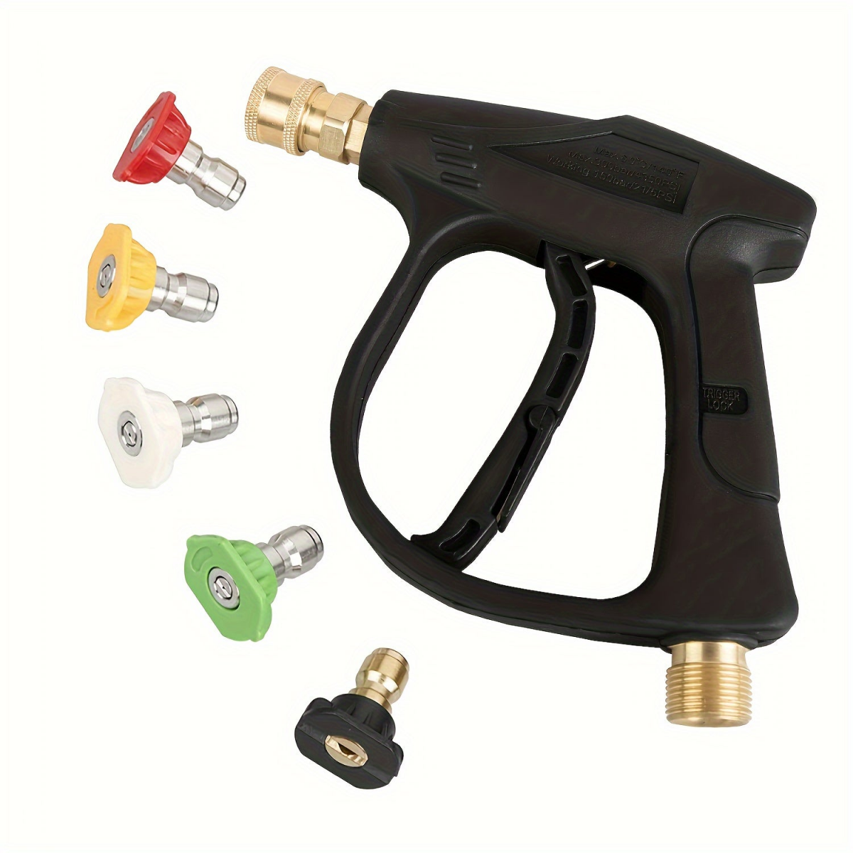 Pistolet Eau De Nettoyage Haute Pression Multifonction M22 Avec Buses 