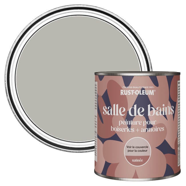 Peinture Grise résistante à l'eau pour Meuble de Salle de Bains ...