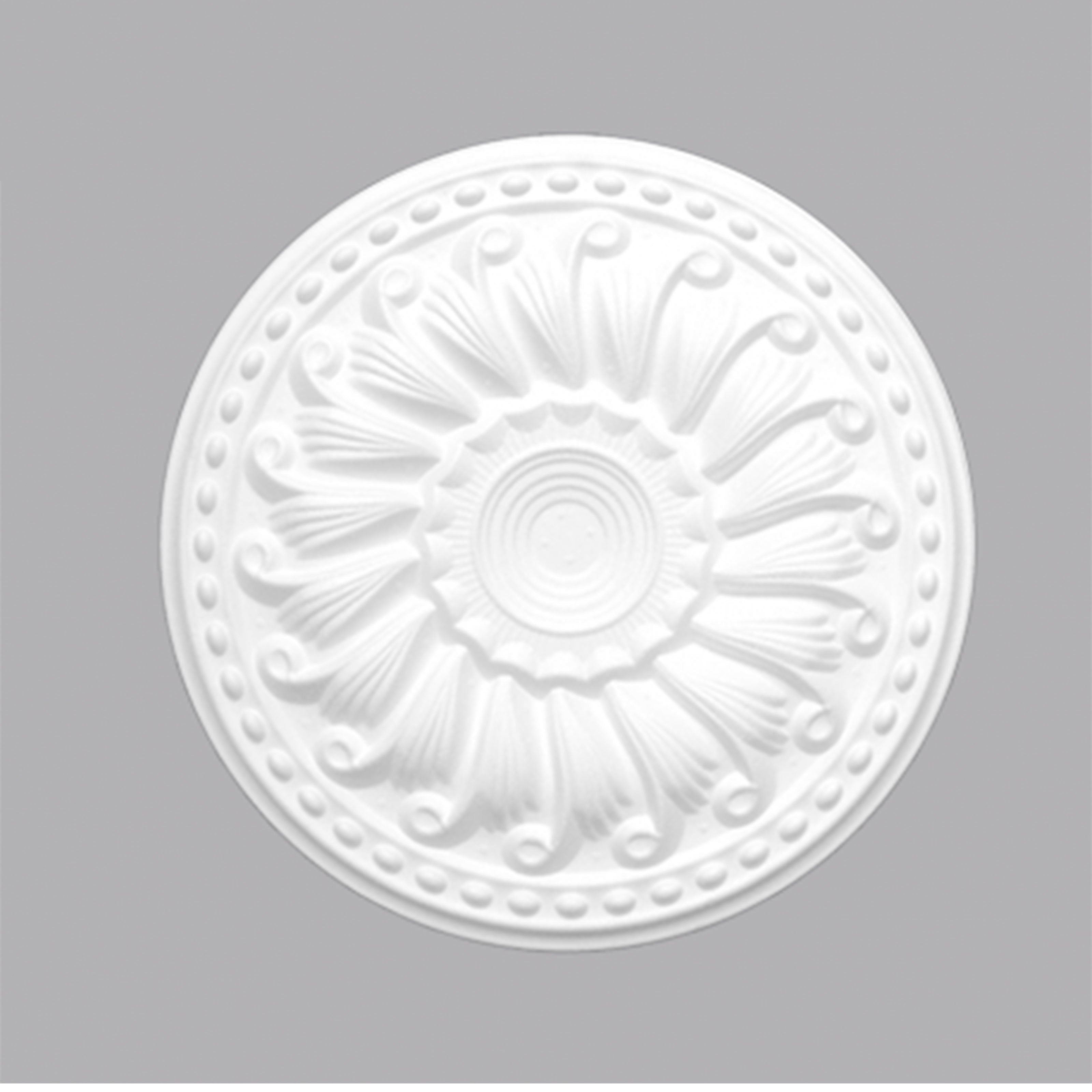 Rosone Decorativo Per Soffitti - Polistirolo Ø 19 Cm, Kit 2 Pezzi - Foto 9