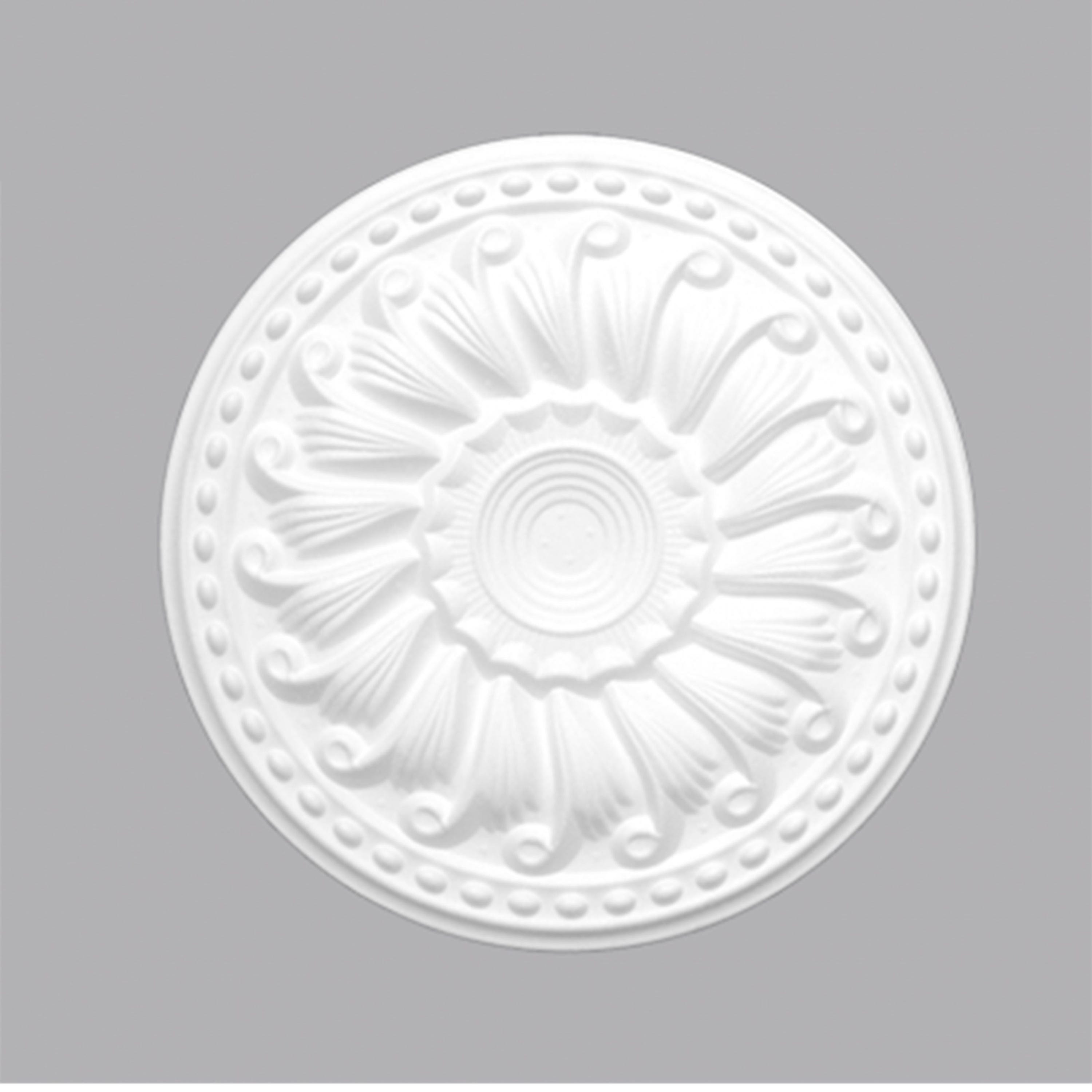 Rosone Decorativo Per Soffitti - Polistirolo Ø 19 Cm, Kit 2 Pezzi - Foto 9