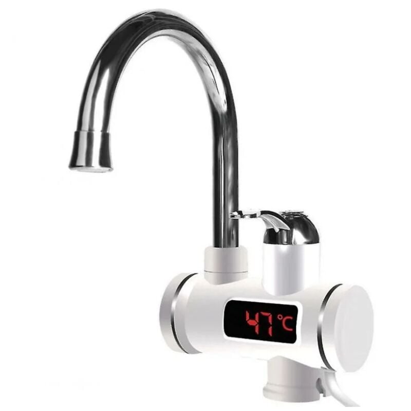 360-stopniowy elektryczny podgrzewacz wody z funkcją szybkiego nagrzewania, bateria kuchenna, szybkie nagrzewanie, LED, nowy - standard europejski