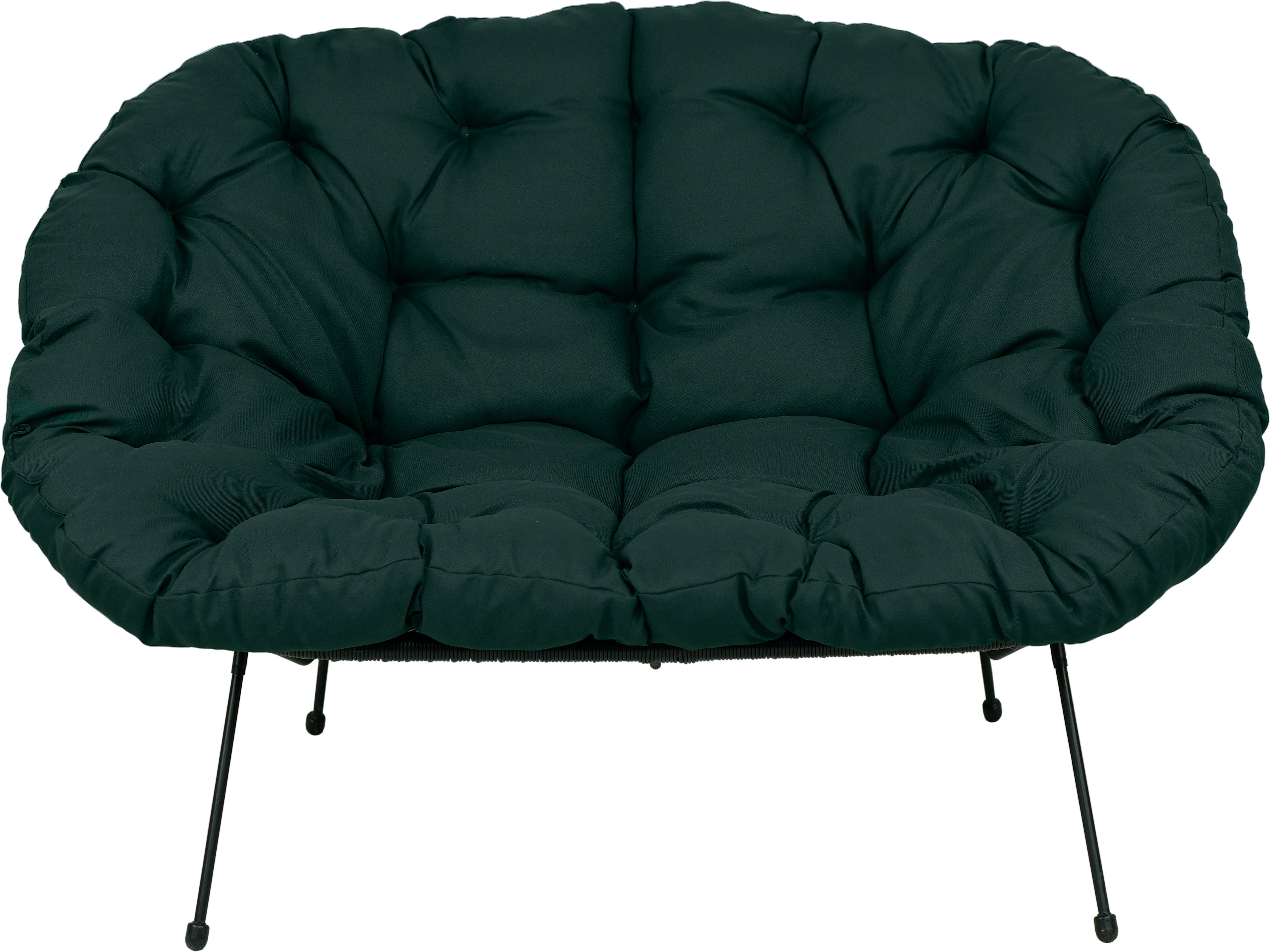 Poduszka na sofę żyłkową AMPO ciemny zielony 1 szt.