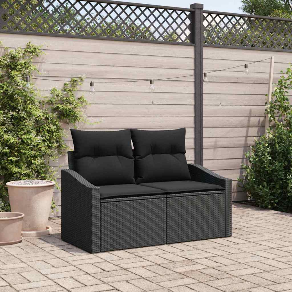 Sofa Ogrodowa z poduszką 123 x 62 x 69 cm polirattan vidaXL