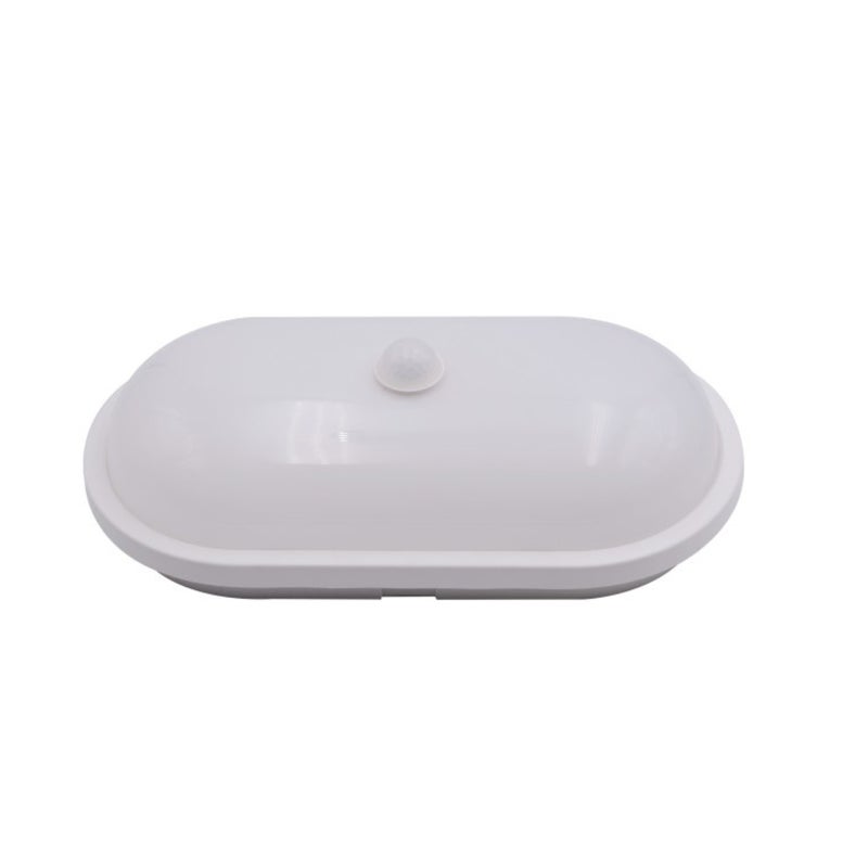 Owalny kinkiet LED 15W Oval 6000K z czujnikiem ruchu