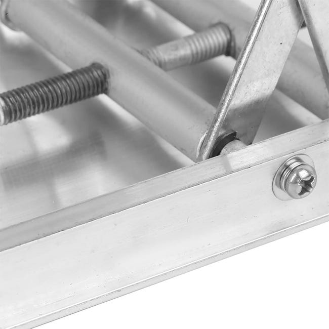 Tavolo Sollevatore A Forbice Da Laboratorio - Piattaforma In Lega Alluminio, Portata 30kg, Regolazione 2.5-9cm - Foto 9