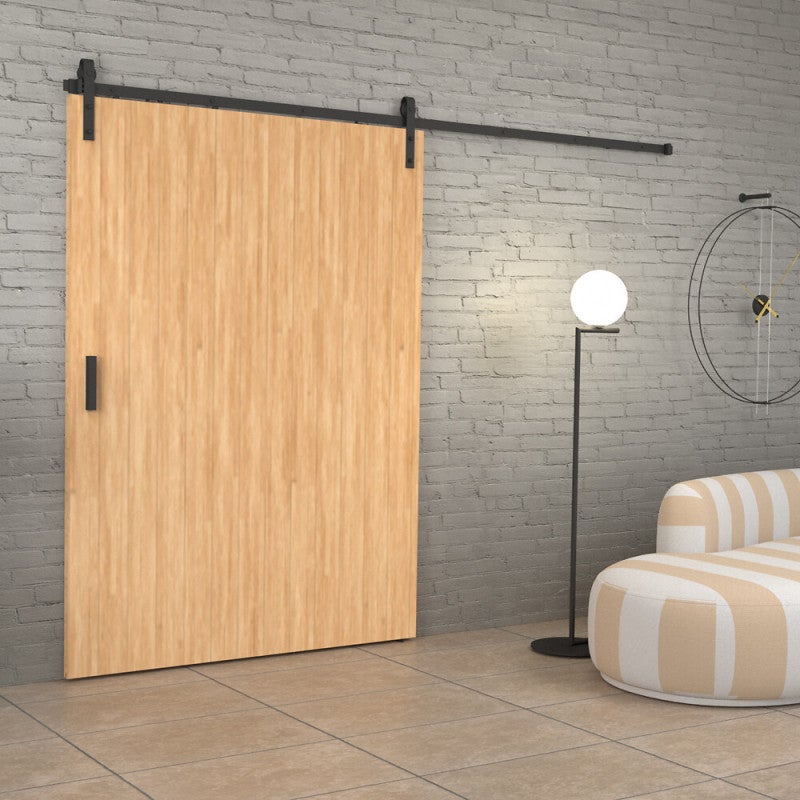 Rail d'extension 1 m en acier pour système coulissant type Barn Door - 3