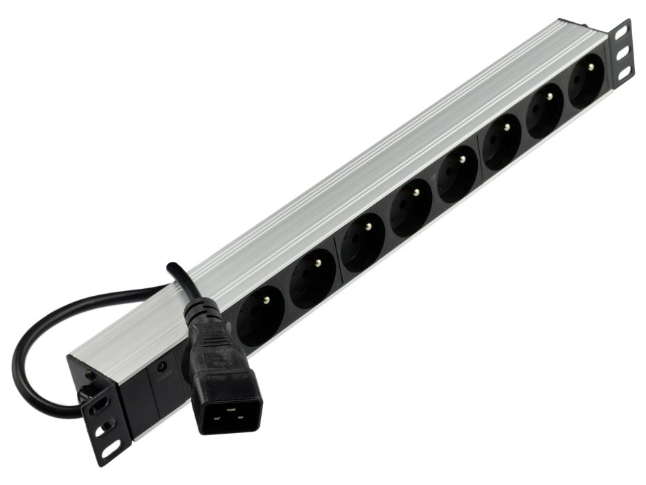 NEKU Listwa zasilająca RACK 19'' 9 gn wtyk UPS C20