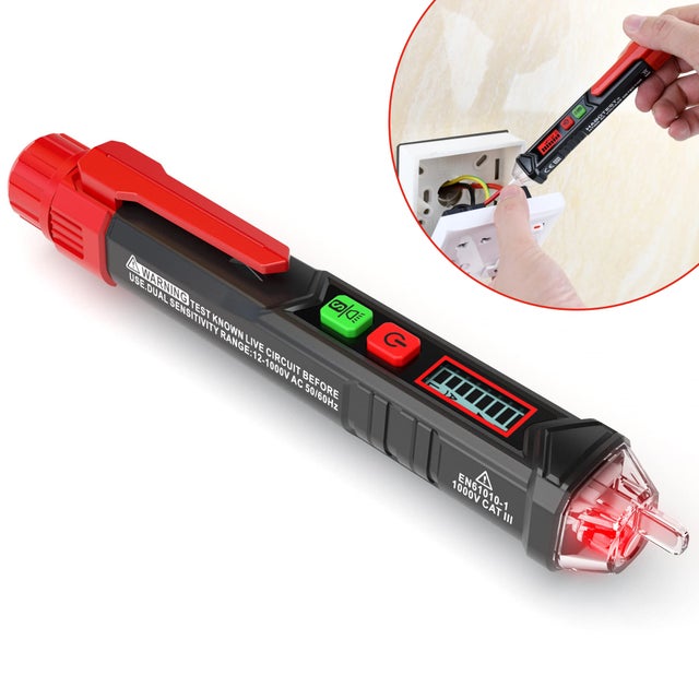 Stylo Détecteur De Tension Sans Contact – AC 12-1000V – Testeur électrique – Neuf
