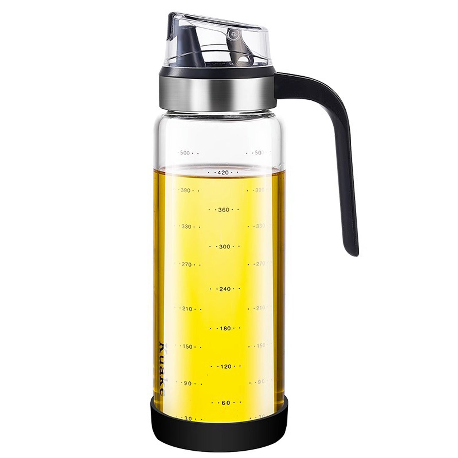 Bouteille Distributeur D'huile En Inox 500ml - Anti-goutte, Anti-fuite, Bec Verseur Pratique