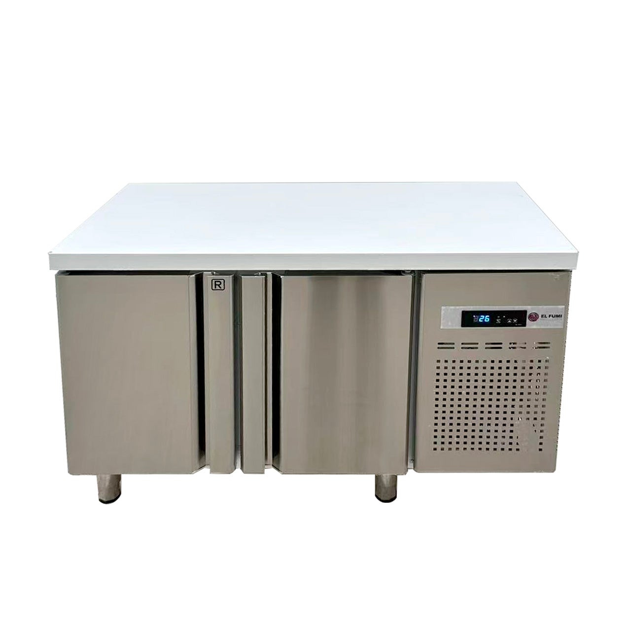 El fumi - mesa refrigerada profesional, bajo mostrador 1200 x 600 x 800 mm