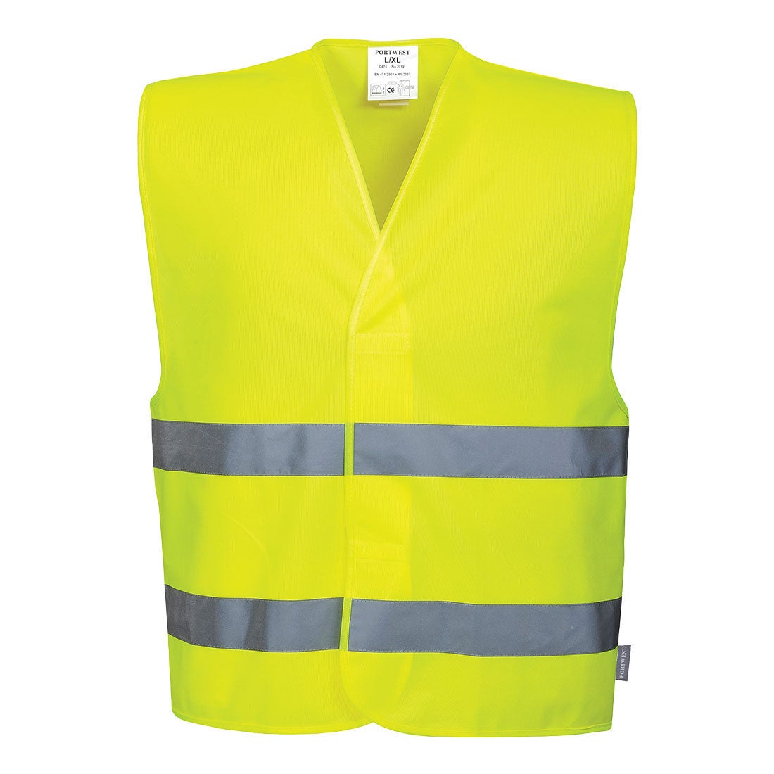 Gilet haute visibilité double ceinture Portwest Vest-Port Jaune L - XL - 4