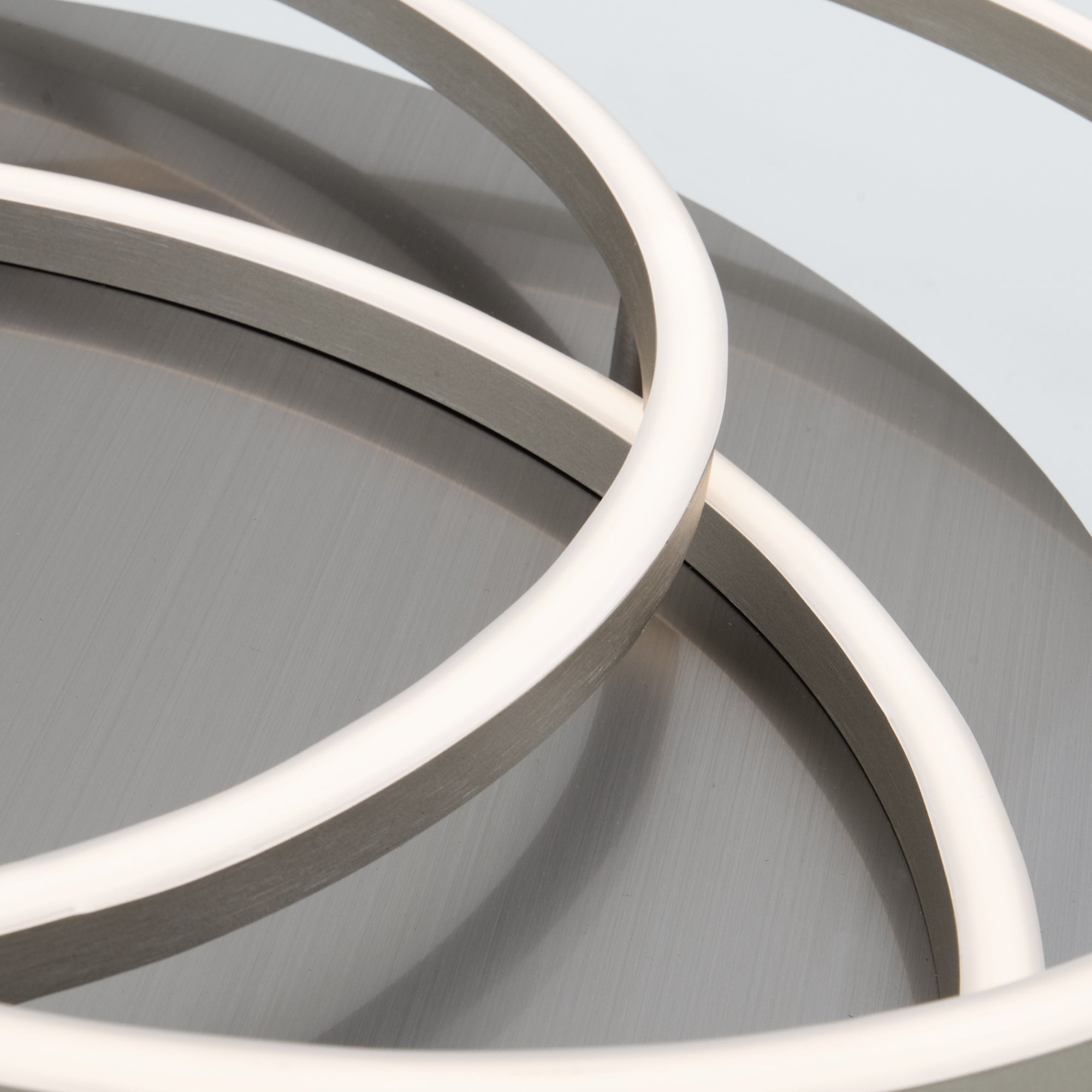Plafonnier LED BRILONER LEUCHTEN FRAME, 56 W, 4800 lm, IP20, nickel mat, métal-plastique, intensité lumineuse variable, Ø 52,5 cm - 6