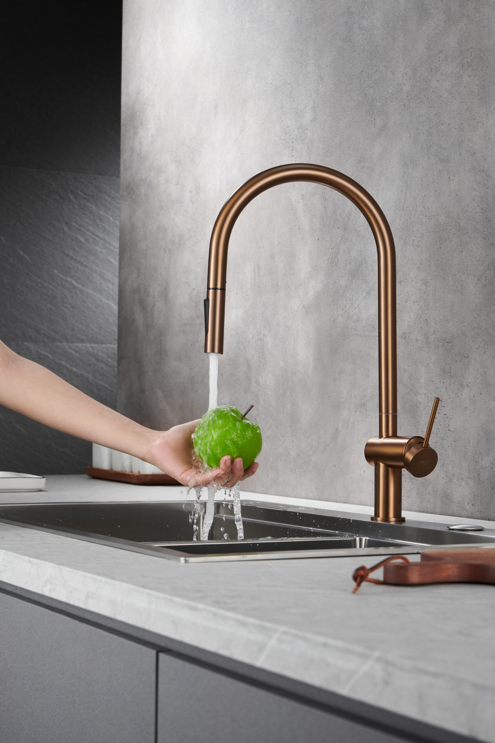 Mice Grifería de cocina monomando extraíble Grifo monomando de