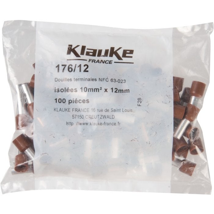 Embout de câblage pré-isolé NFC - Brun - Klauke - 2