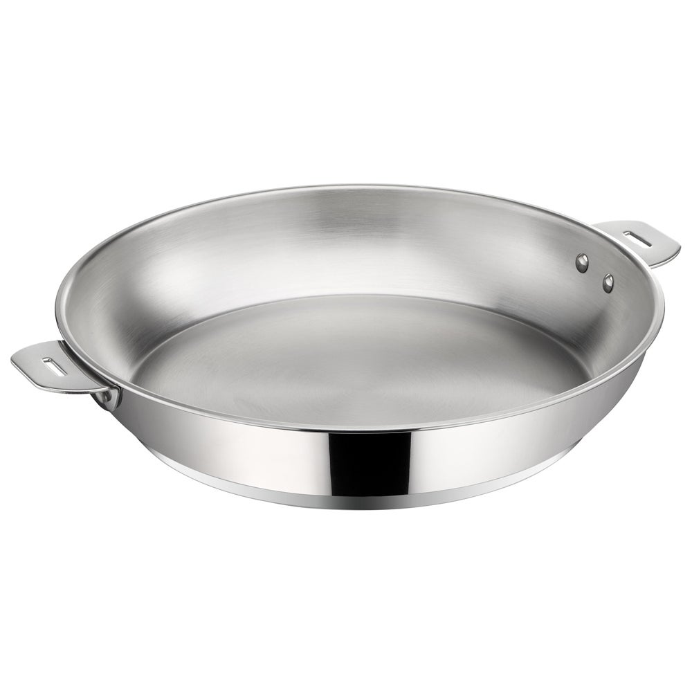 Padella In Acciaio Inox Beka Maestro 24 Cm - Cinque Strati, Distribuzione Uniforme Del Calore