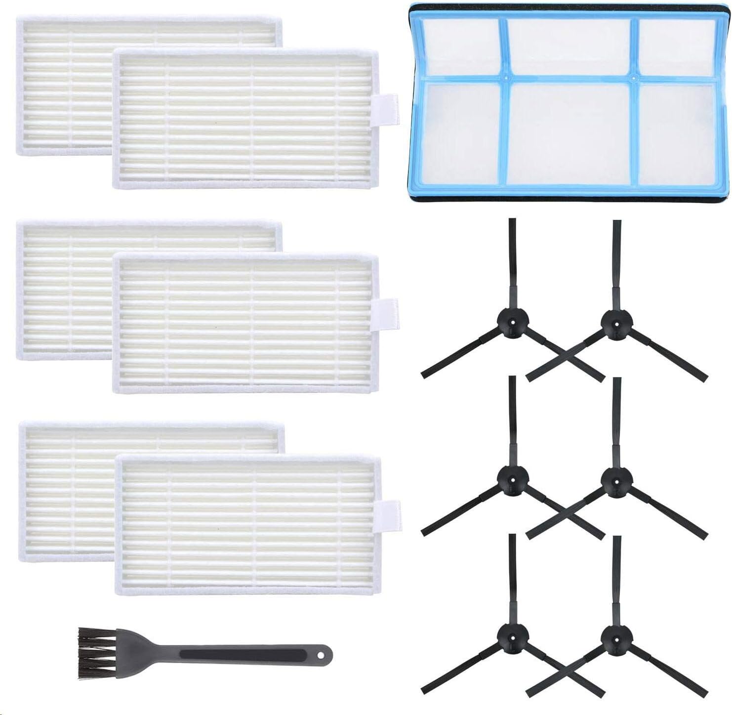 Lot De 6 Filtres HEPA Pour Aspirateur Robot ILife - Compatible V3s, V50, V5, V5s, V5Pro, X5, V55, V1, V3, Marque Vhbw