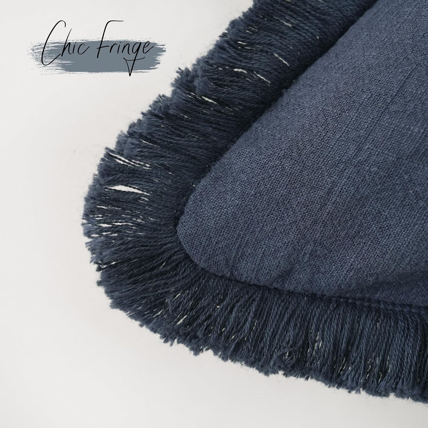 ANRODUO Set di 2 federe decorative per cuscini, 45 x 45 cm, in