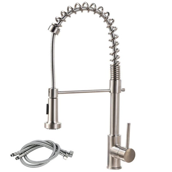 Bateria kuchenna 1/2", obrotowa o 360°, bateria kuchenna z wysokim łukiem, stal nierdzewna 304