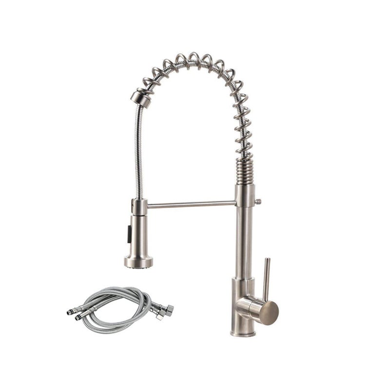 Bateria kuchenna 1/2", obrotowa o 360°, bateria kuchenna z wysokim łukiem, stal nierdzewna 304