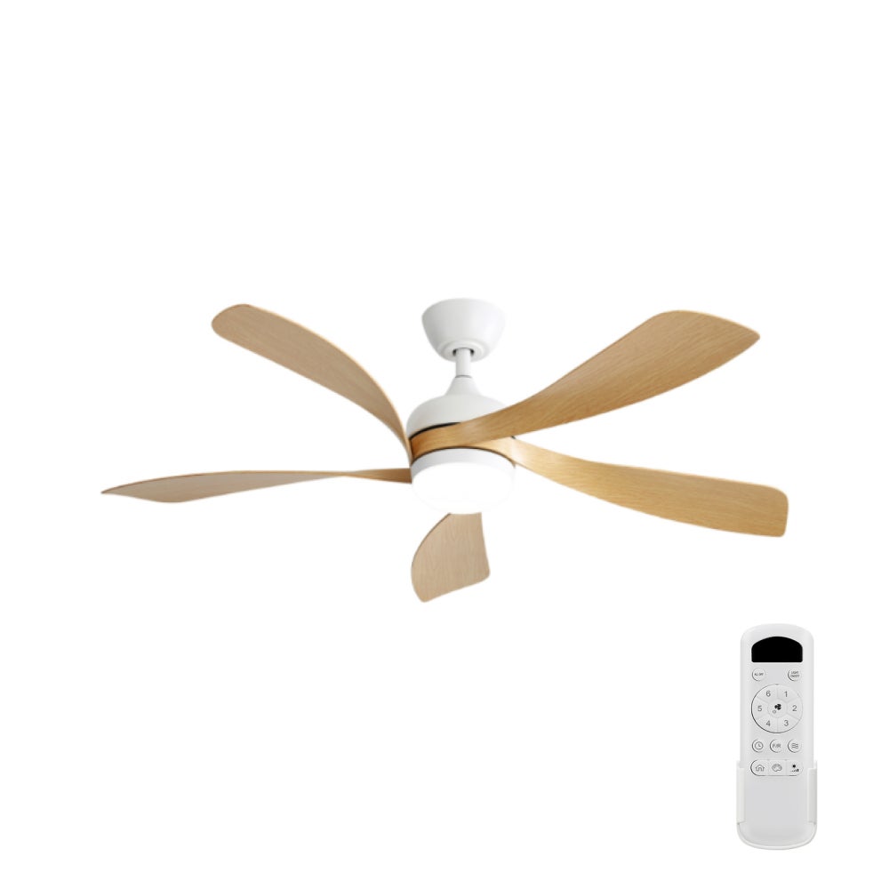 Ventilateur de Plafond 52 Pouces avec Télécommande – Moteur DC Réversible, Éclairage LED 3 Couleurs Dimmable et Design Moderne pour Chambre et Salon - 2