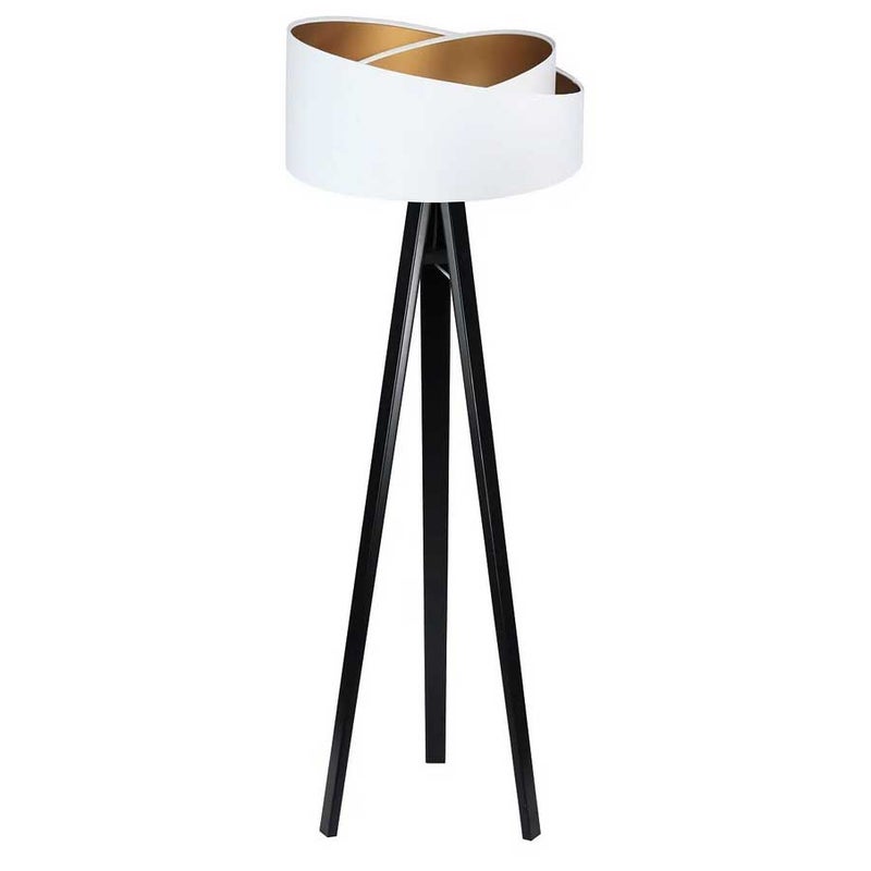 Lampa stojąca GEMSTONE biała/złota/czarna
