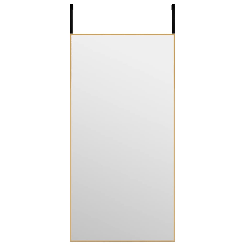 Miroir de porte Doré 40x80 cm Verre et aluminium - 2