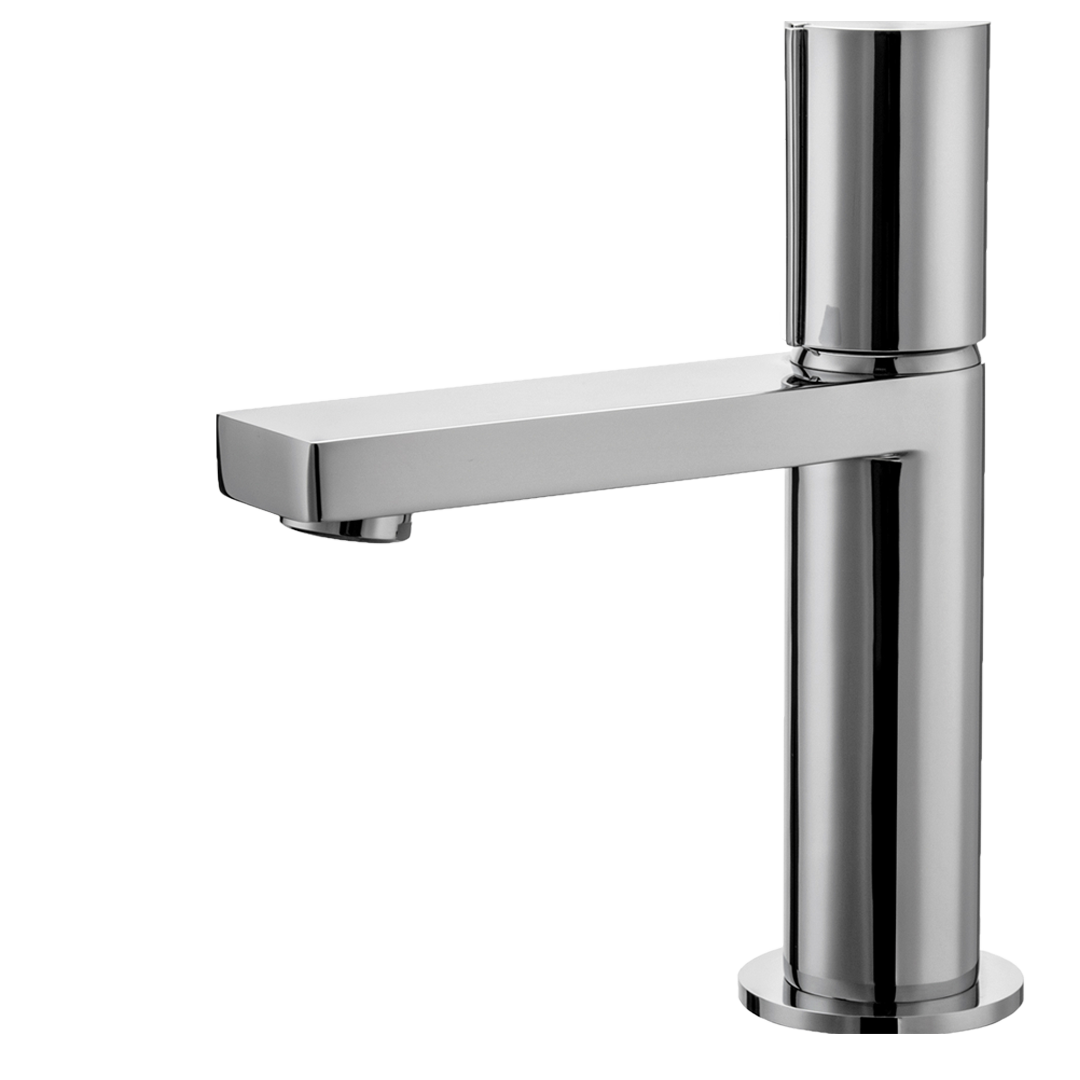 Exil niska chromowana bateria umywalkowa