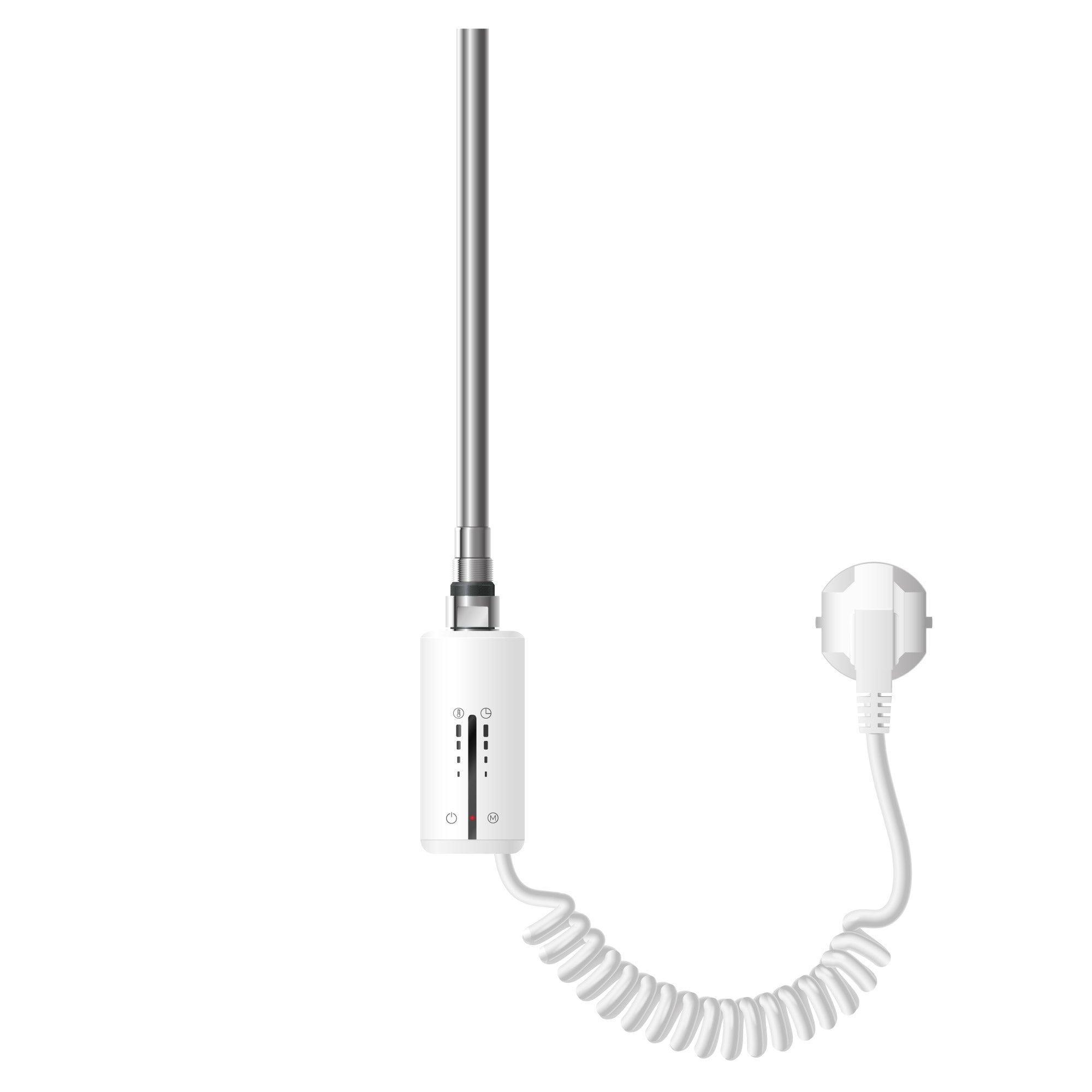 EMKE Cartouche Chauffante Radiateur 900W Avec Thermostat - Pour Chauffe-Serviettes, Minuterie Et Écran Numérique, Blanc