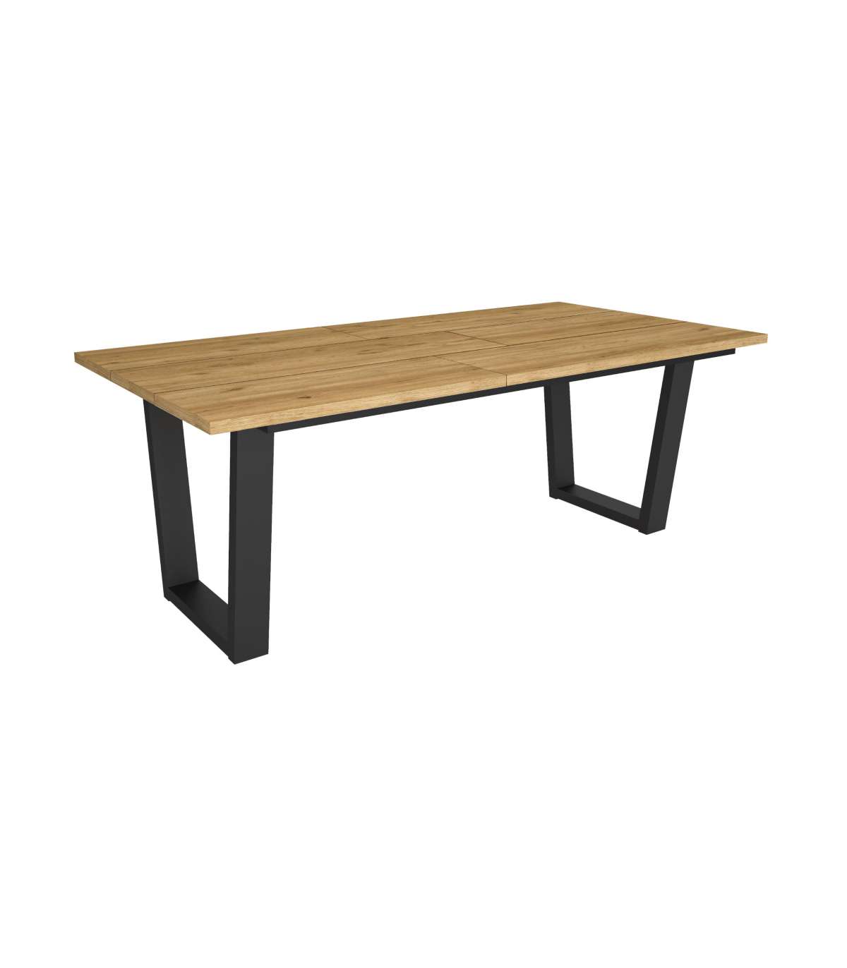 Mbtic Mesa De Comedor Campanillas-01 Para Comedor Y Cocina Negro , Leroy Merlin