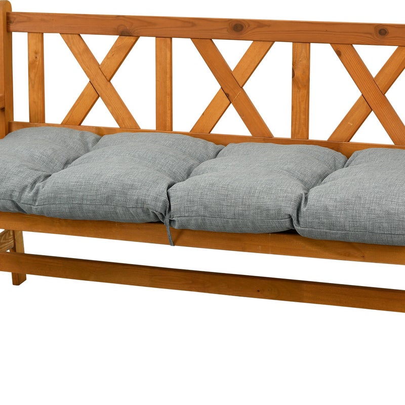 Poduszka na ławkę ogrodową AMPO 160 cm jasny szary 1 szt.