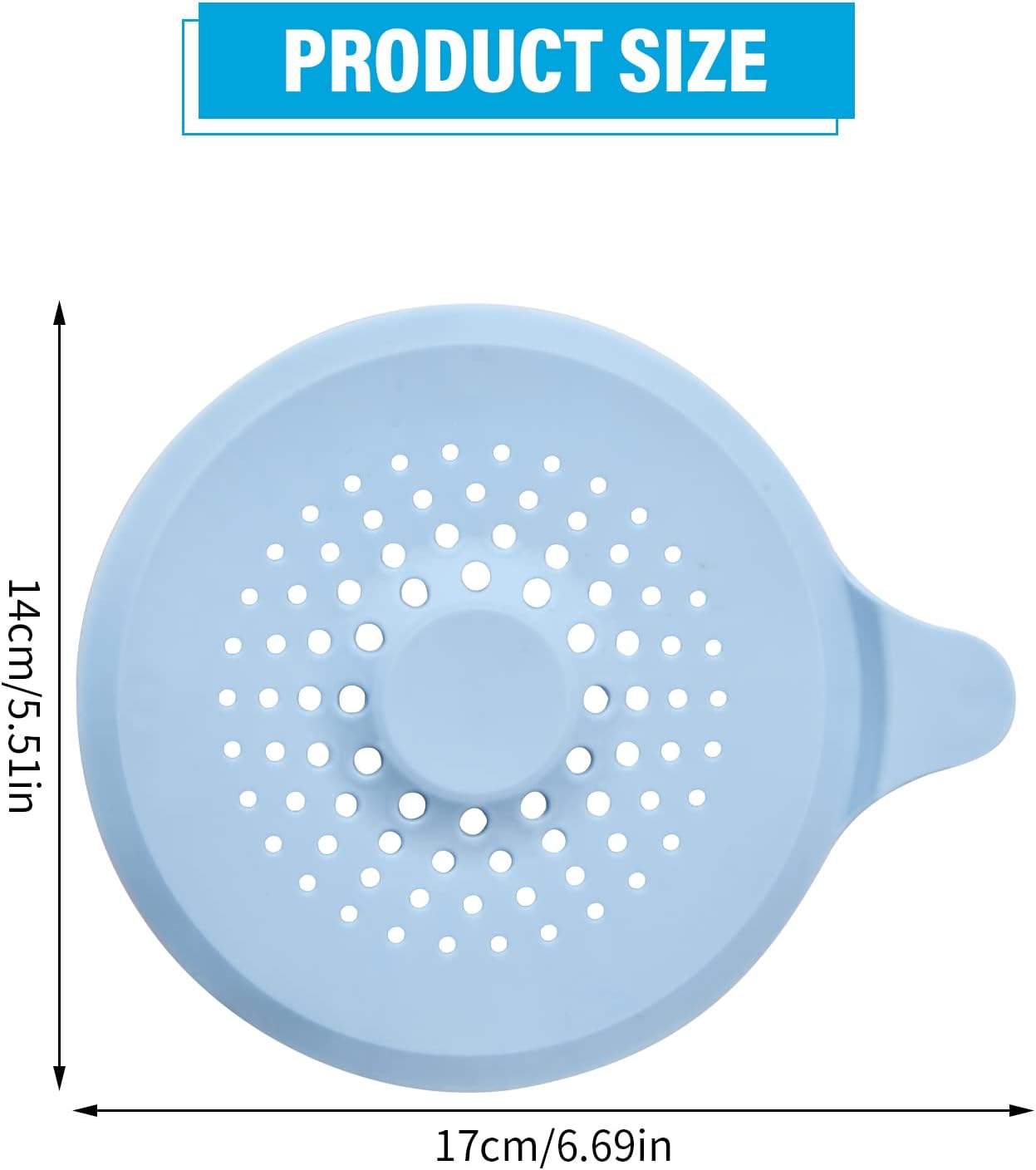 4 Filtri Per Scarico Lavello In Silicone - Antiodore, Intercetta