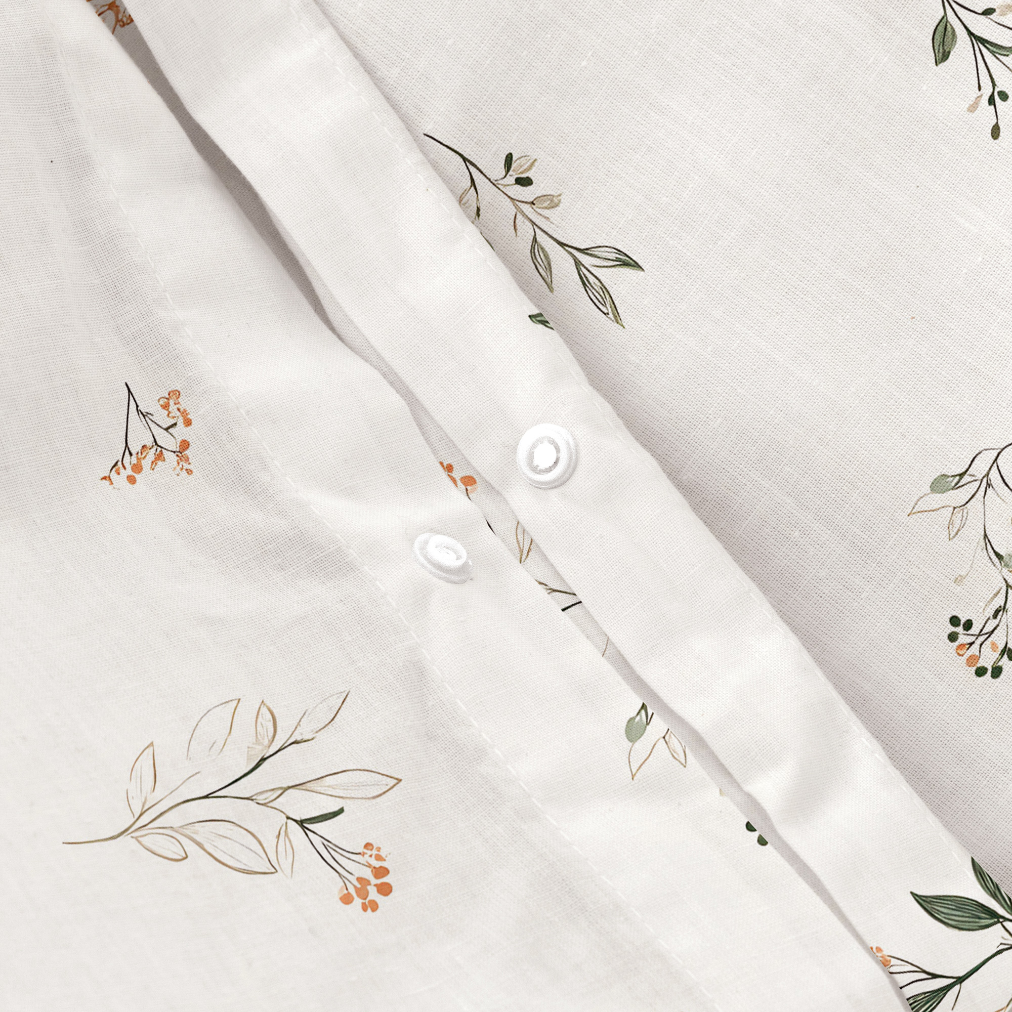 Copripiumino in 100% cotone 240x220 cm + 2(50x85) cm - Florisa - 4