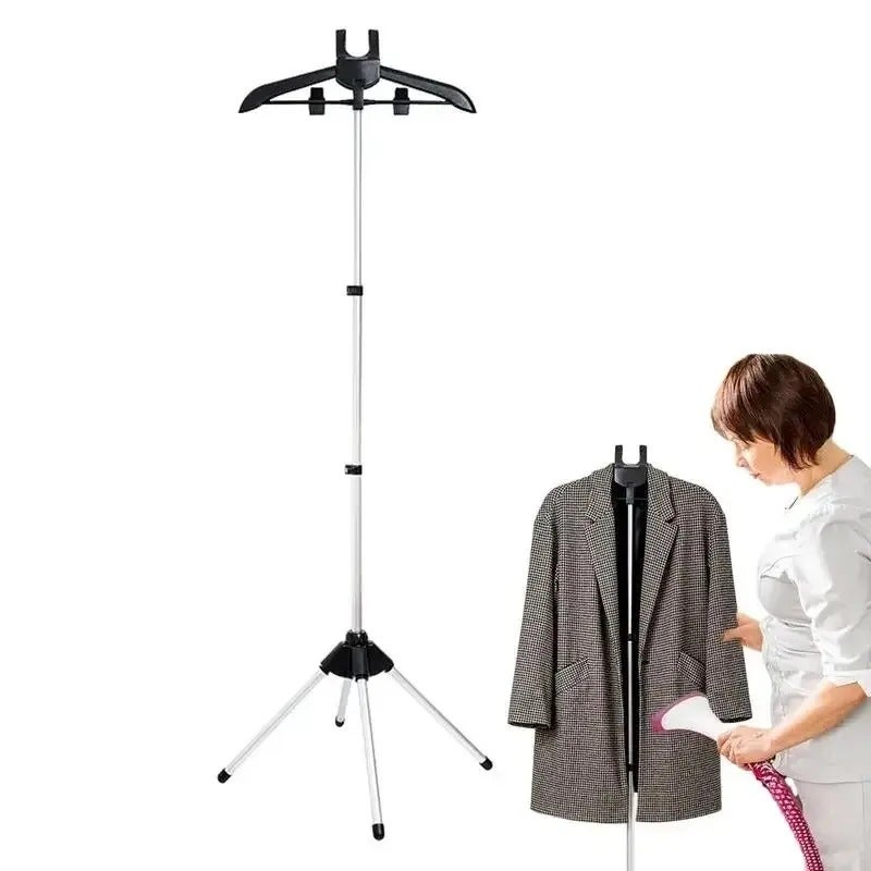 Cintre Vapeur Télescopique Portable – Support Repassage Vapeur Réglable 160 Cm, Rotatif, Pour Maison, Hôtel, Atelier Vêtements