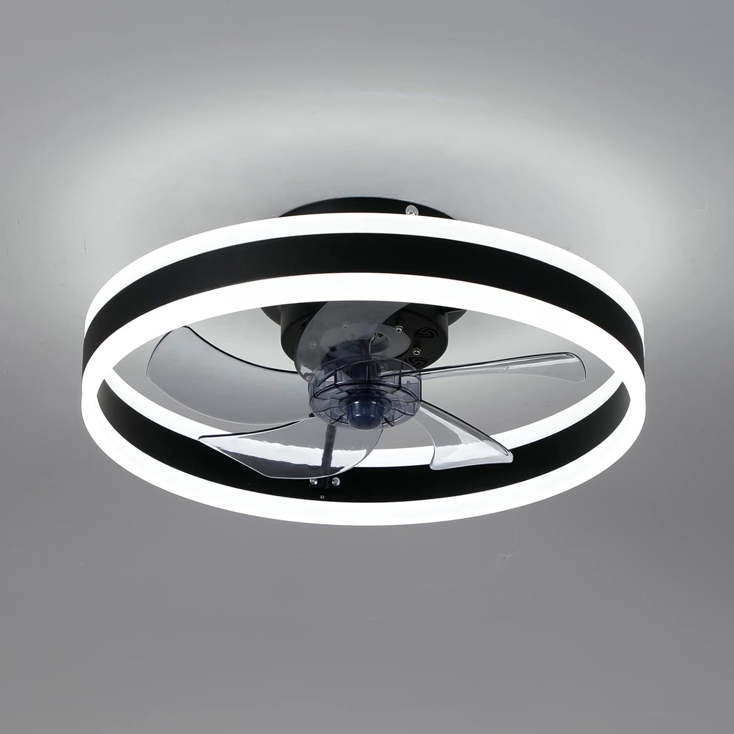 Ventilateur De Plafond Avec Lumière LED Et Télécommande - Moteur DC Silencieux Réversible, 6 Vitesses, Dimmable, Design Bois, Pour Chambre Et Salon