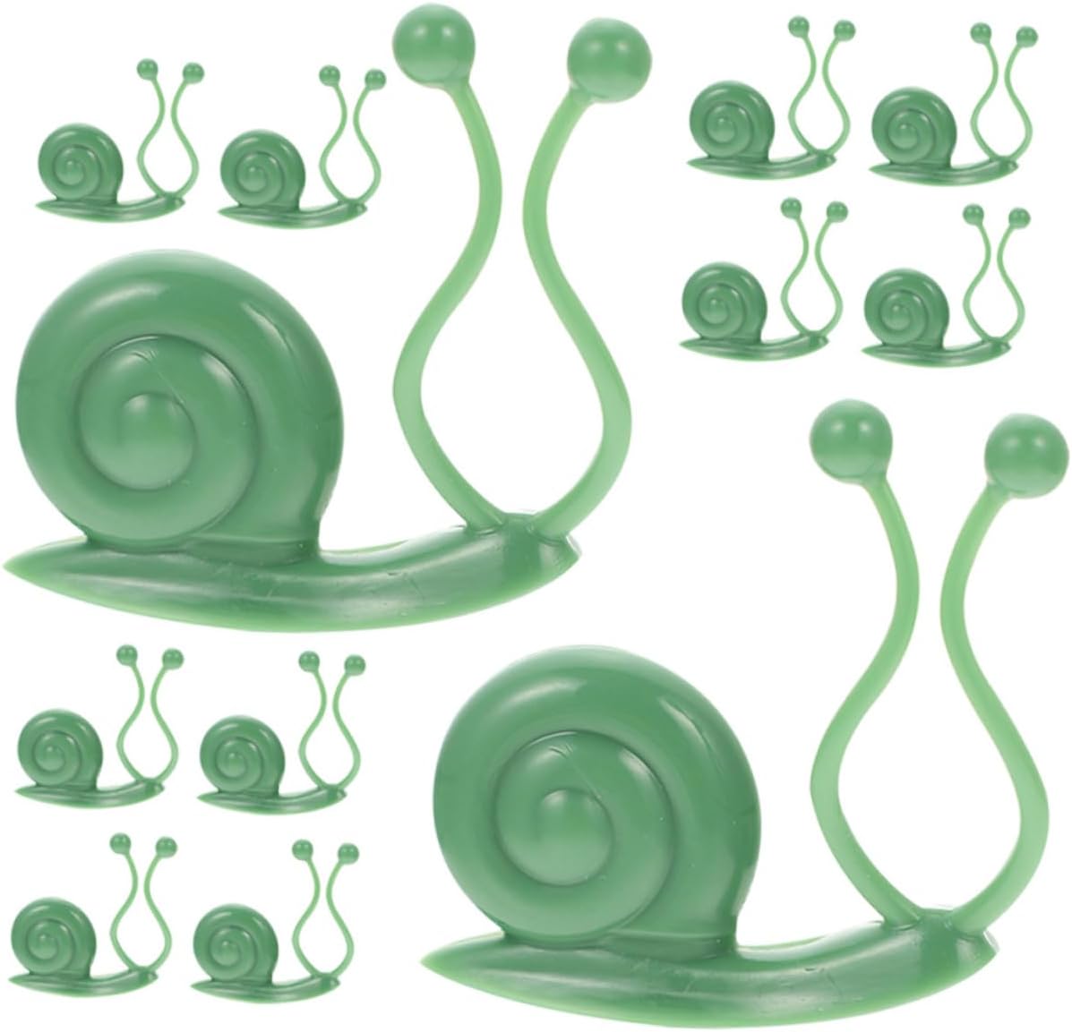 Opakowanie 50 klipsów do zielonych roślin pnących, montaż na ścianie bez pozostawiania śladów, solidny plastik, podpora ogrodnicza do łodyg bluszczu,