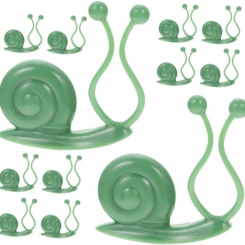 Opakowanie 50 klipsów do zielonych roślin pnących, montaż na ścianie bez pozostawiania śladów, wytrzymały plastik, podpora ogrodowa do łodyg bluszczu,