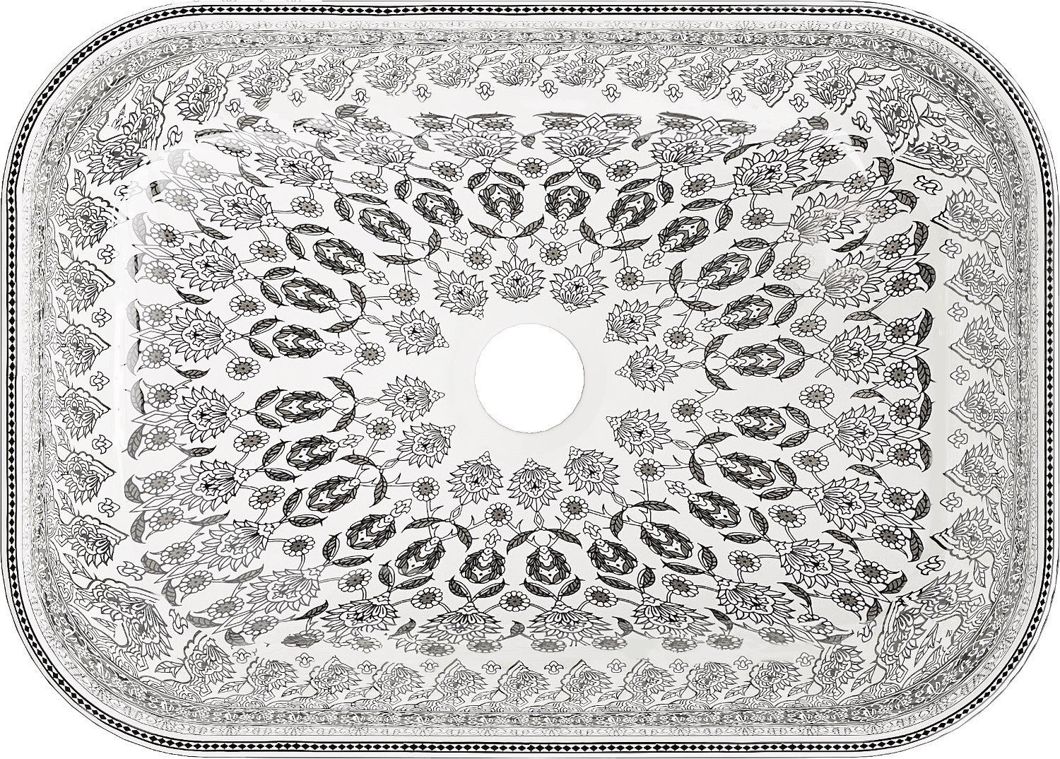 Mexen Rita Umyvoar Pe Blat 45 x 32 cm, Alb/Negru Model - 21084586 ...