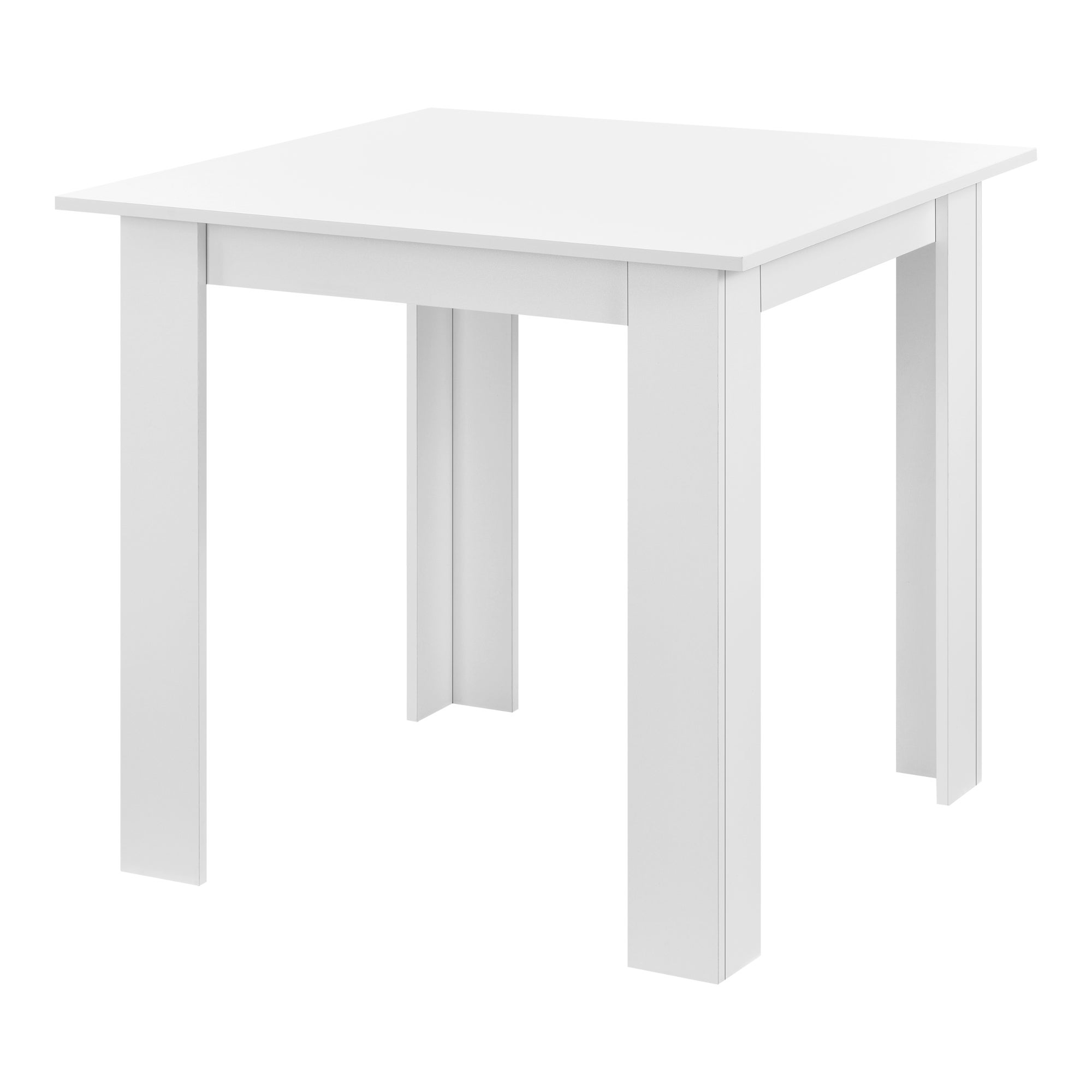 Table de Salle à Manger Carrée Algermissen pour 4 Personnes 80 x 80 x 76 cm Blanc [en.casa] - 4