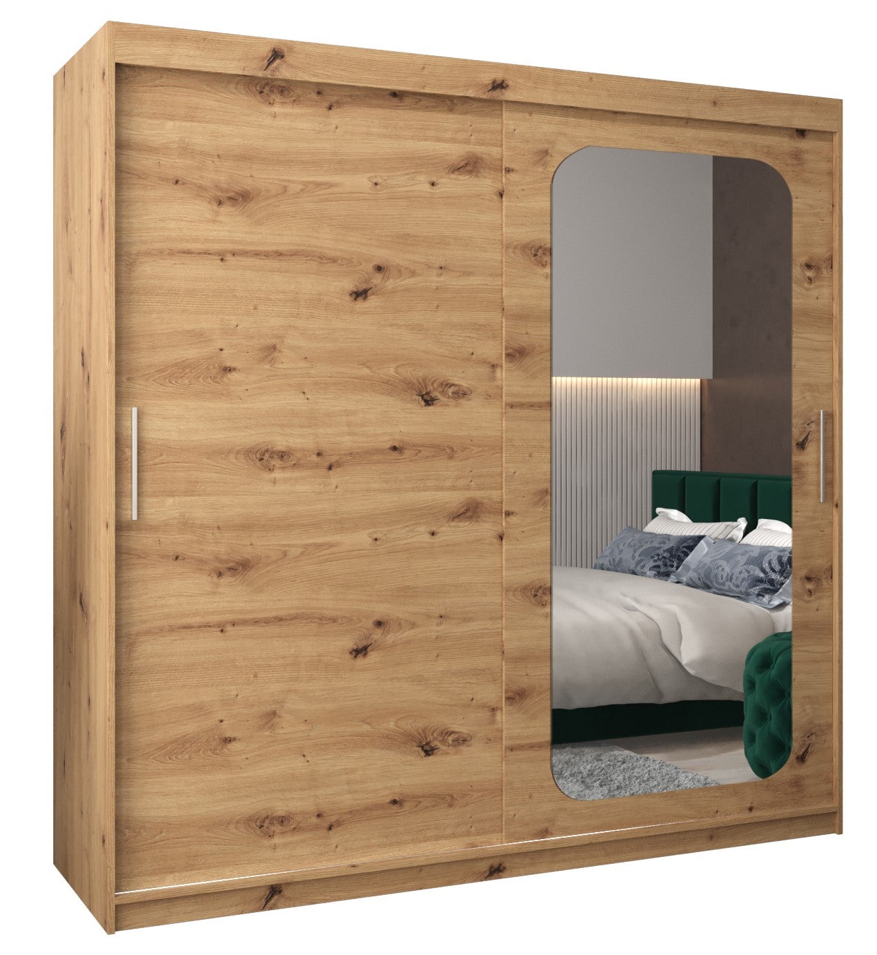 Szafa przesuwna garderoba PROMO T2 200 x 62 x 200 cm Artisan - Abiks Meble