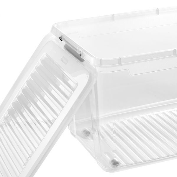 Boite avec couvercle clips et roulettes 37 ou 56 litres - 56 Litres - 4