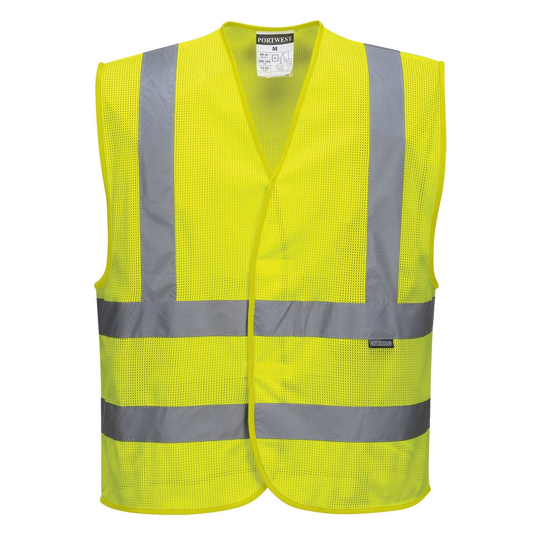 Gilet haute visibilité respirant Portwest HV Meshair Jaune XXL - XXXL - 5