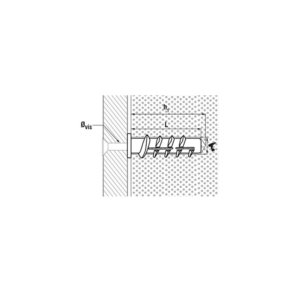 Cheville Béton Cellulaire Nylon - 5